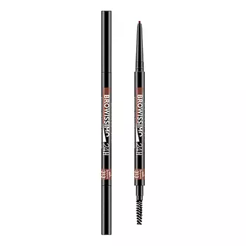 LUXVISAGE Карандаш для бровей BROWISSIMO Ultra slim super stay 24H механический