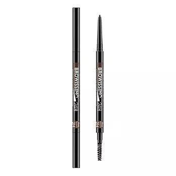 LUXVISAGE Карандаш для бровей BROWISSIMO Ultra slim super stay 24H механический