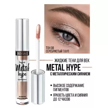 LUXVISAGE Тени жидкие Metal hype
