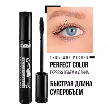LUXVISAGE Тушь Perfect Color EXPRESS объем+длина