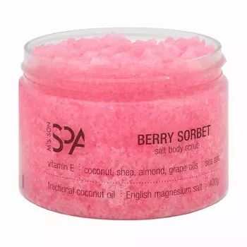 M'S'SON SPA Антицеллюлитный скраб для тела с Английской солью BERRY SORBET 400.0