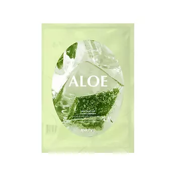 MA:NYO Тканевая маска для лица увлажняющая, против отеков, ALOE COOLING MASK 18.0