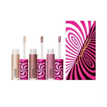 MAC Набор для губ Tiny Tricks Mini Lipglass Trio Cool