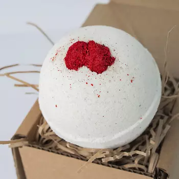 MACOY LUXURY BODY HOME Бомбочка для ванны Бурлящий мега гейзер Гранат салатовый 260.0