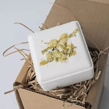 MACOY LUXURY BODY HOME Бомбочка для ванны Бурлящий Куб фиолетовый 220.0