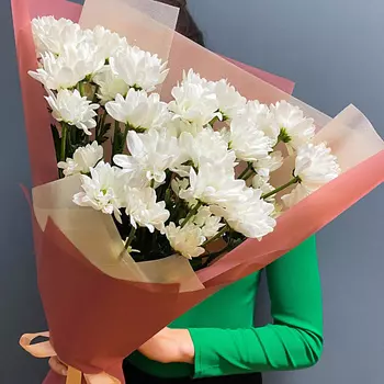 MADE KRIS Букет хризантем "Ангельские ритмы"