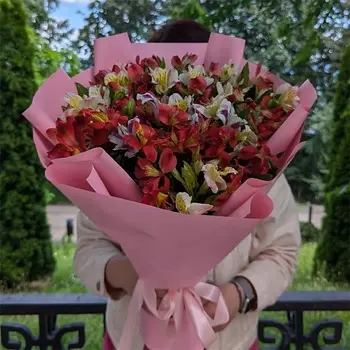 MADE KRIS Букет из 19 альстромерий "Мирцен"