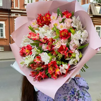 MADE KRIS Букет из 25 альстромерий "Фортуна"