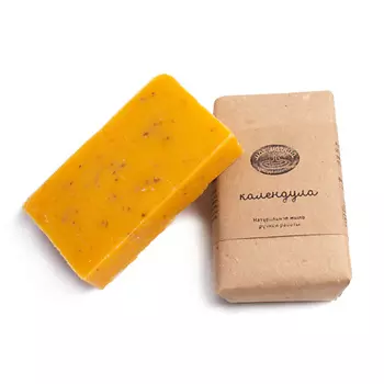 МАГ МАГНИЙ Мыло натуральное ручной работы "КАЛЕНДУЛА" 75.0