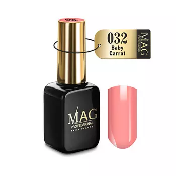 MAG NAILS BEAUTY PROFESSIONAL Белый гель-лак для ногтей Color 001 Milky Ice 10.0