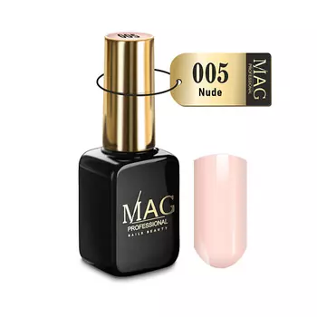 MAG NAILS BEAUTY PROFESSIONAL Белый гель-лак для ногтей Color 001 Milky Ice 10.0