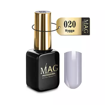 MAG NAILS BEAUTY PROFESSIONAL Белый гель-лак для ногтей Color 001 Milky Ice 10.0
