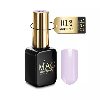 MAG NAILS BEAUTY PROFESSIONAL Белый гель-лак для ногтей Color 001 Milky Ice 10.0