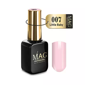 MAG NAILS BEAUTY PROFESSIONAL Белый гель-лак для ногтей Color 001 Milky Ice 10.0