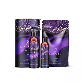 MAGIC 5 ELEMENTS SPA-практика ETHER: шампунь, скраб, масло