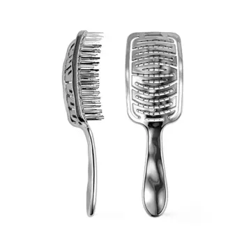 MAGIC HAIR CURL Royal gold продувная золотая массажная расческа