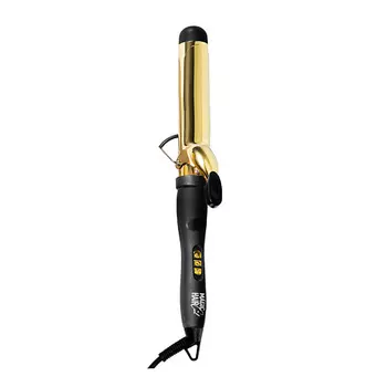 MAGIC HAIR CURL SUNSET, титановая плойка для волос золотая 32мм