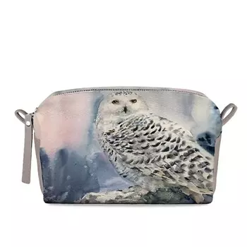 МАХАОН Косметичка женская большая кожаная