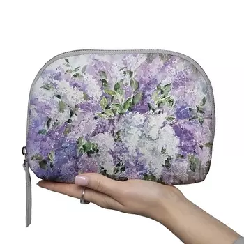 МАХАОН Косметичка женская большая кожаная