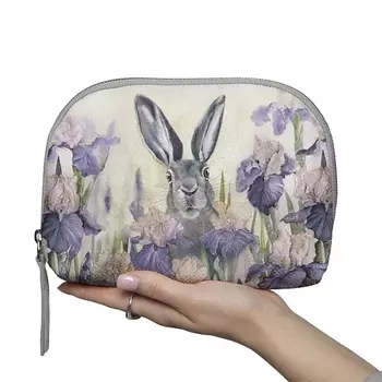 МАХАОН Косметичка женская большая кожаная