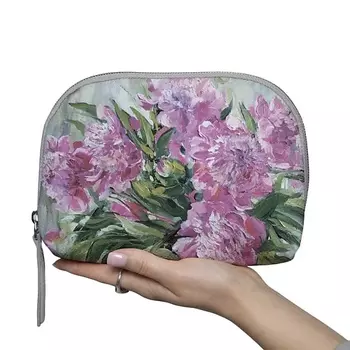 МАХАОН Косметичка женская большая кожаная