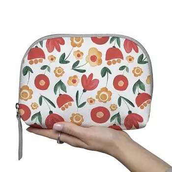 МАХАОН Косметичка женская большая кожаная