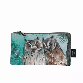 МАХАОН Косметичка женская маленькая кожаная