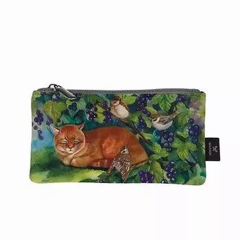 МАХАОН Косметичка женская маленькая кожаная