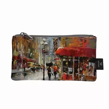 МАХАОН Косметичка женская маленькая кожаная