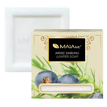 MAIAMC Мыло туалетное твердое с эфирным маслом можжевельника