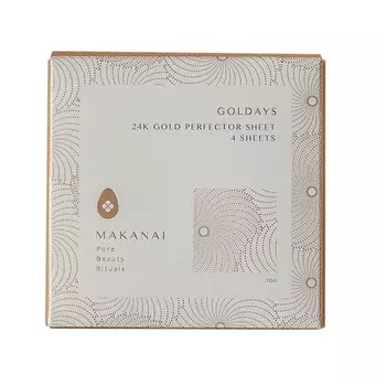 MAKANAI Листовая маска из натурального золота 24К Gold Perfector Shee 5.0