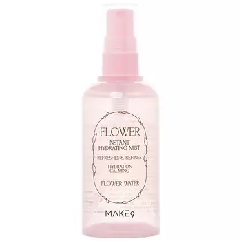 MAKE9 Спрей-мист для лица мгновенно увлажняющий и успокаивающий на основе розовой воды