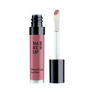 MAKE UP FACTORY Блеск-уход для губ придающий объем Plump & Care Lip Gloss