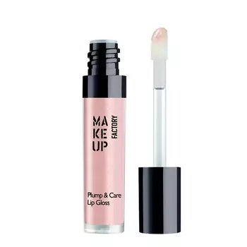 MAKE UP FACTORY Блеск-уход для губ придающий объем Plump & Care Lip Gloss