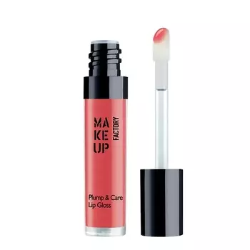 MAKE UP FACTORY Блеск-уход для губ придающий объем Plump & Care Lip Gloss