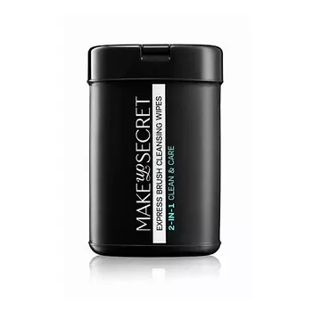 MAKE-UP SECRET Салфетки для очищения кистей 50 шт Express Brush Cleansing Wipes