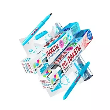 MALIBRI Пакеты для заморозки с клипсами 20.0