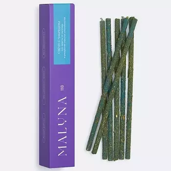 MALUNA Магические голубые свечи с чабрецом