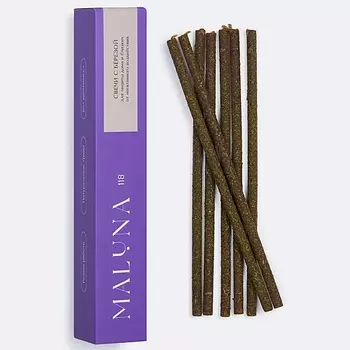 MALUNA Магические коричневые свечи с березой