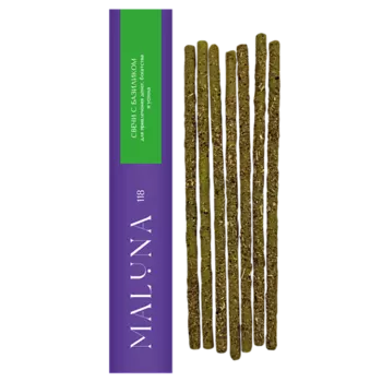 MALUNA Магические зеленые свечи с базиликом