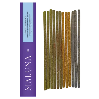 MALUNA Набор магических свечей №50 для привлечения удачи