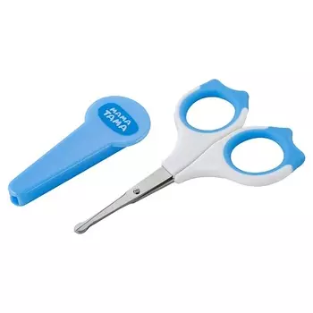 МАМА ТАМА Ножницы, безопасные в чехле, 0 мес+