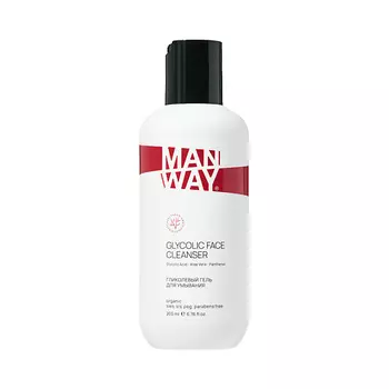 MAN WAY Гликолевый гель для умывания Glycolic Face Cleanser