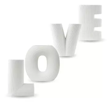 MANDARIN DECOR Набор керамических ваз 4 шт. для цветов и сухоцветов