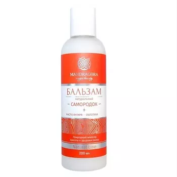 MANDRAGORA MAGIC BEAUTY Натуральный бальзам для волос с маслом янтаря и облепихи "Самородок" 200.0