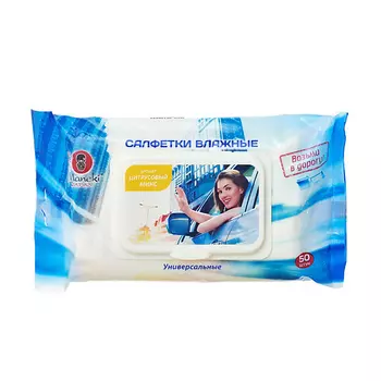 MANEKI Салфетки влажные Techno универсальные 1