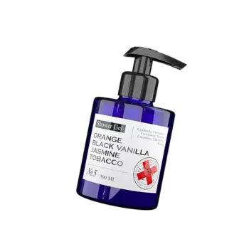 MANIAC GOURMET Гель для душа парфюмированный Апельсин,Черная ваниль,Жасмин,Табак (№5) 300.0