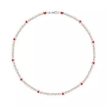 MANIOVICH.AM Колье из жемчуга с сердечками