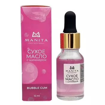 MANITA Масло сухое для ногтей и кутикулы укрепляющее с шиммером