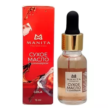 MANITA Масло сухое для ногтей и кутикулы укрепляющее с шиммером